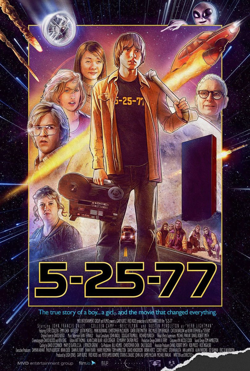 vidzeoboy's tweet photo. I just got finished watching 5-25-77, and I found myself tearing up in it. Movies have always been a big part of my life and while I never had the courage or belief in myself to go for my dream, this movie brought back the feels of what the cinema means #52577 3.5/4 https://t.co/vC6dlc9EBr