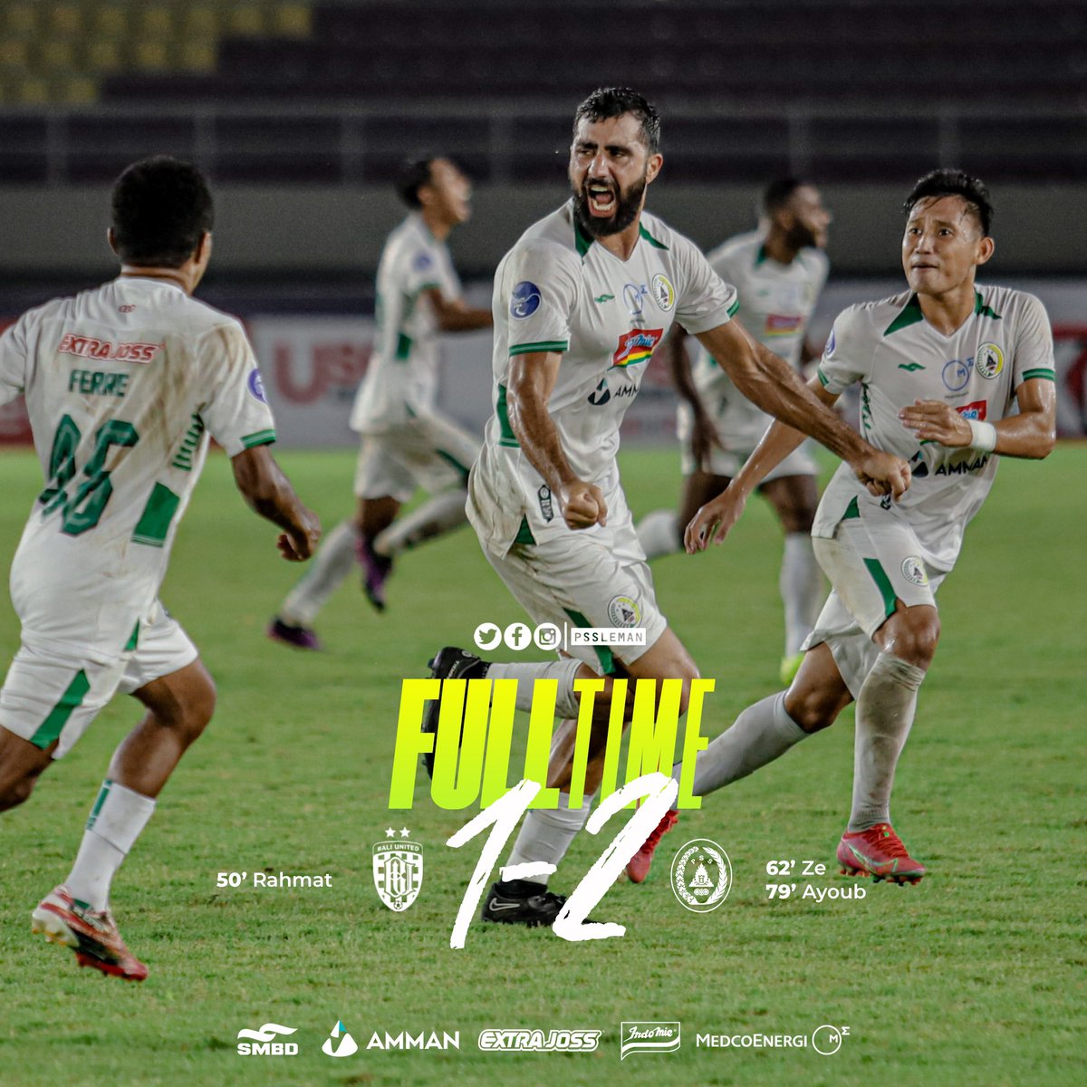 PSSleman's tweet photo. FT: Bali United 1-2 PSS Sleman

#PSS #UnityForOurGlory #BUFCvsPSS #PSSday https://t.co/5jgnEwMZP6