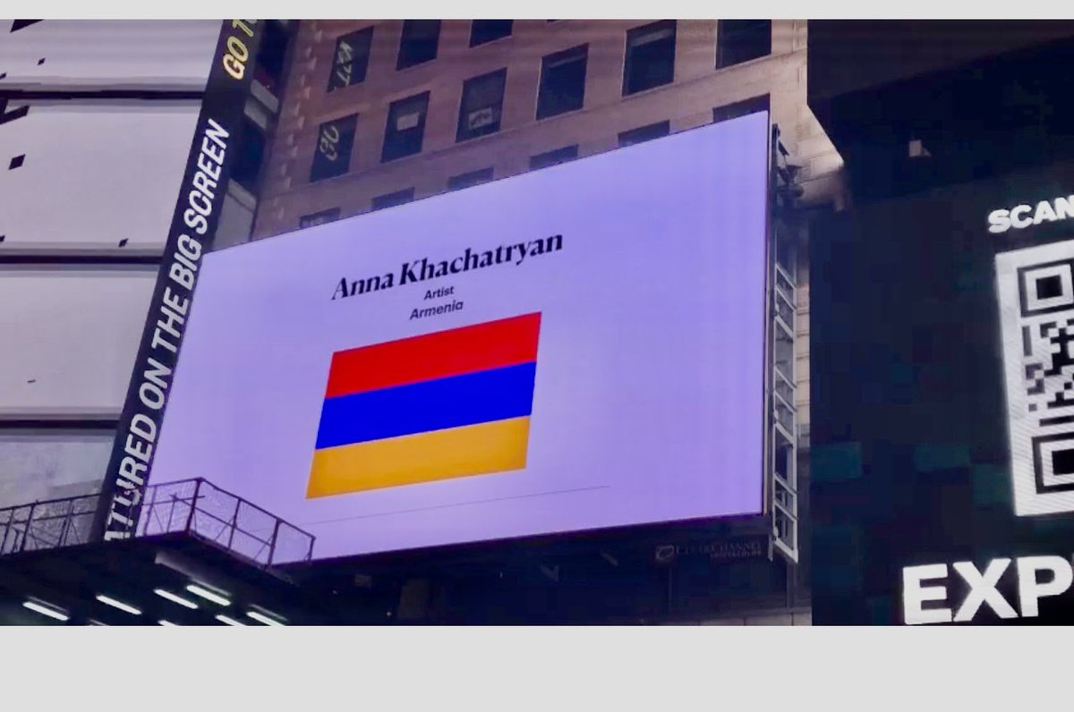So proud to see my country flag in one of the billboard in Times Square
Armenia I am with you 🇦🇲🇦🇲🇦🇲🇦🇲