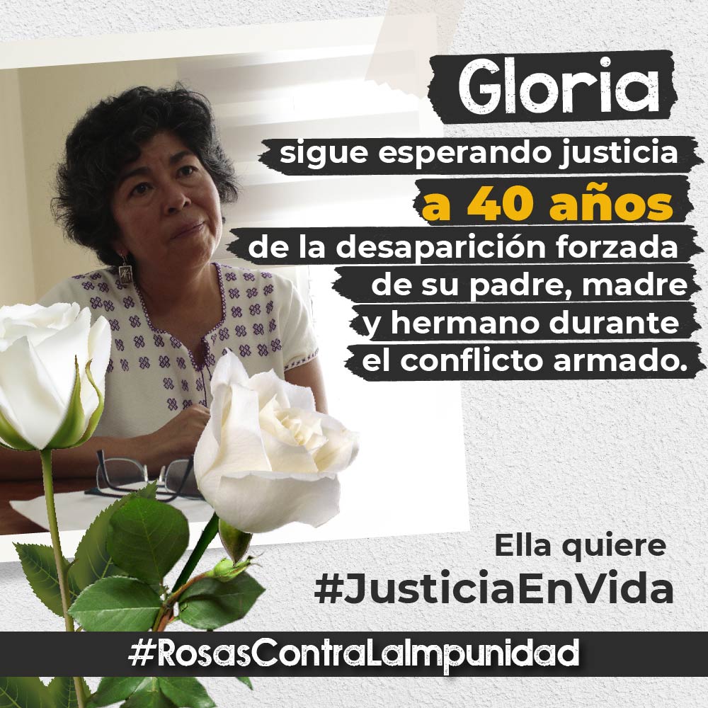 ProbusquedaSV's tweet photo. #RosasContraLaImpunidad | Los familiares de víctimas de desaparición tienen más preguntas que respuestas sobre su situación.  ¿Qué hace falta para que la familia Guzmán y las víctimas tengan justicia? #JusticiaEnVida https://t.co/1HTXjNJMYI