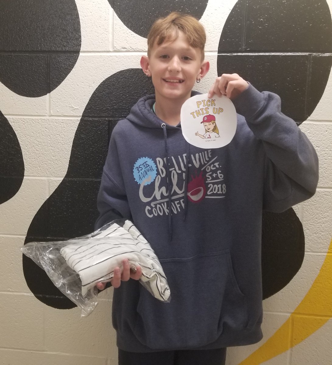 Winner 7 with his replica throwback Cardinal jersey!