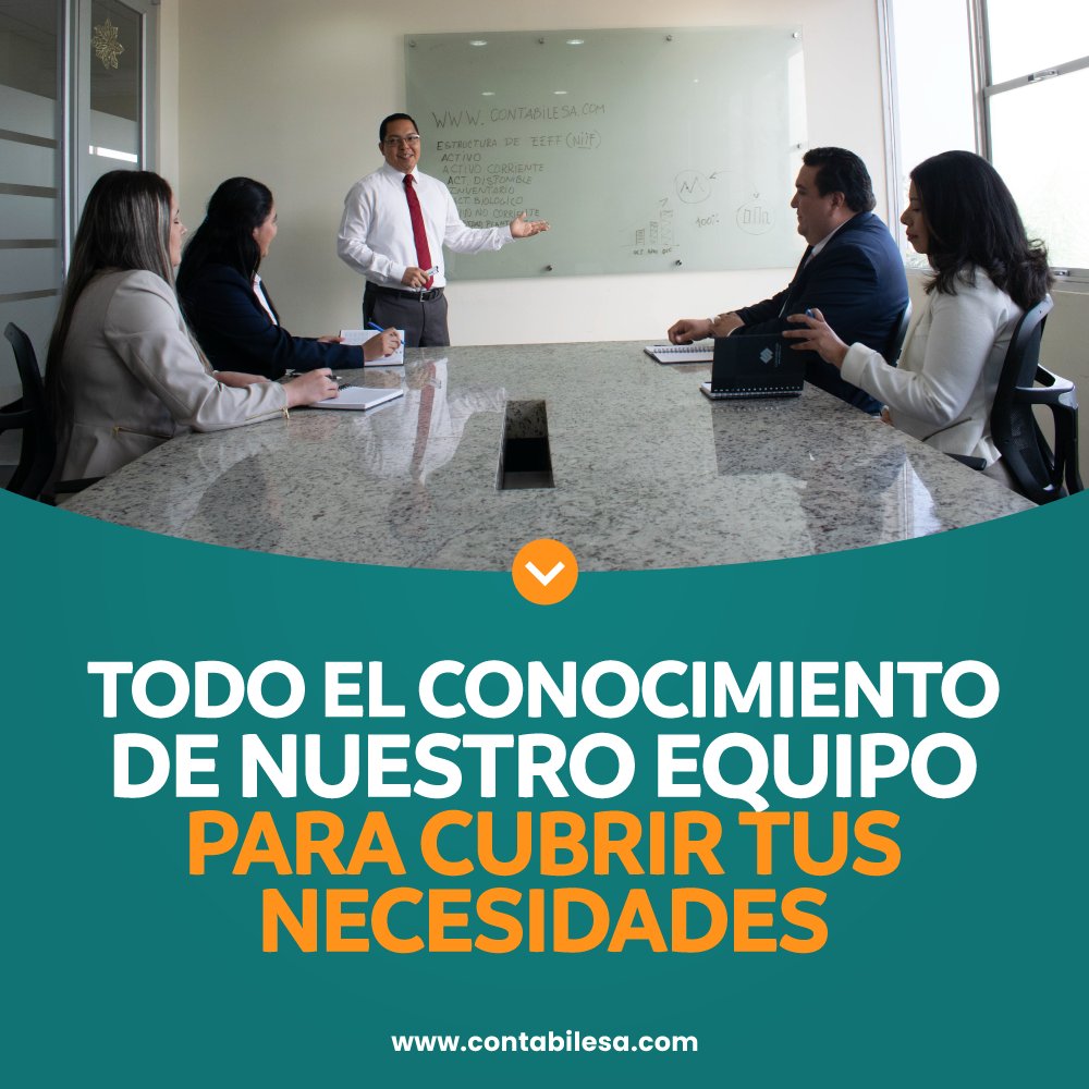 Contabilesa's tweet photo. Con un Outsourcing Contable tendrás todo el conocimiento de nuestro equipo a tu disposicipon, lo que resultará en que tu información contable estará siempre alineada con la normativa más reciente. https://t.co/eRGuh9nEKo https://t.co/ObRvcANPGJ