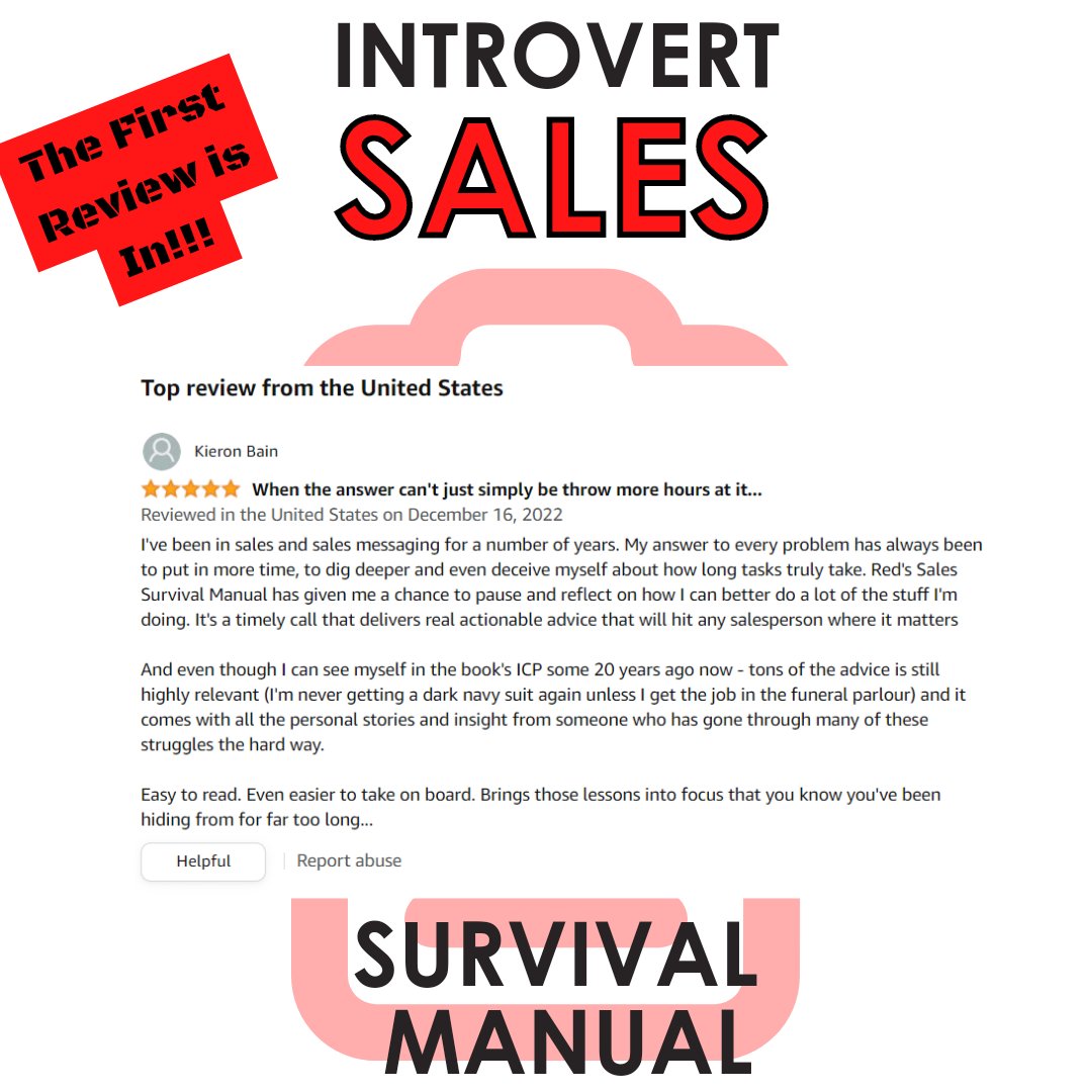 I got my first review in for my new book! 

Check this out! amazon.com/dp/B0BPNZ8B2L?…