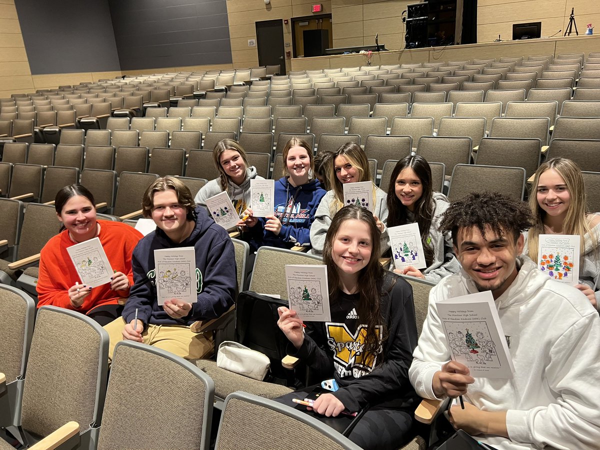 MontourARK's tweet photo. ARK students are getting into the holiday spirit by coloring cards for a local personal care facility today: “For it is in giving that we receive.” - St. Francis of Assisi 🎄🎅🏼 👼🏼 https://t.co/22xaJhpnwH