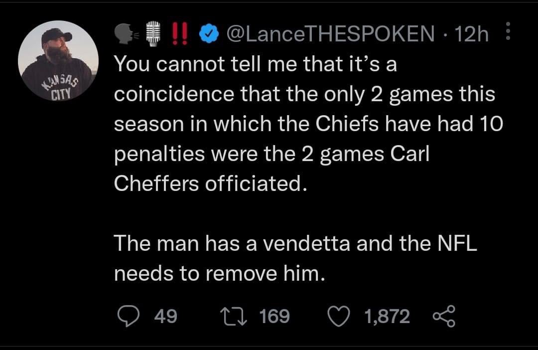 snevalsacceber's tweet image. #ChiefsKingdom #cheffers #Cheaters #referee