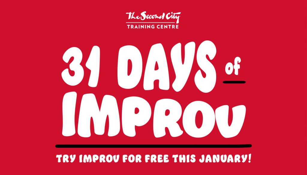 CELEBRATE OUR NEW LOCATION BY TRYING IMPROV FOR FREE! 😮🙌

The Second City will celebrate its new home at One York Street this January by offering 31 FREE improv classes! 🥳
 
It’s the perfect non-commital taste of improv, on the house!

secondcity.com/31-days-toronto
#Toronto