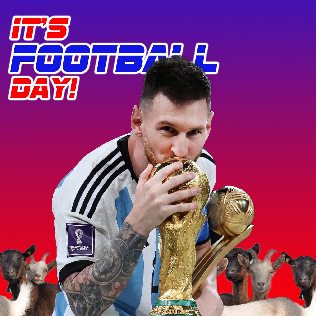 ItsFootballDay_'s tweet photo. Greatest Of All Time 🐐🐐🐐

Lionel Messi continues to show why is the one of the Greatest of all Times and cements his legacy in Argentinian folklore much like Maradona.

Congratulations Argentina and Messi but thank god the Premier League is back soon 👏🏻 https://t.co/QN9Qo4zulf