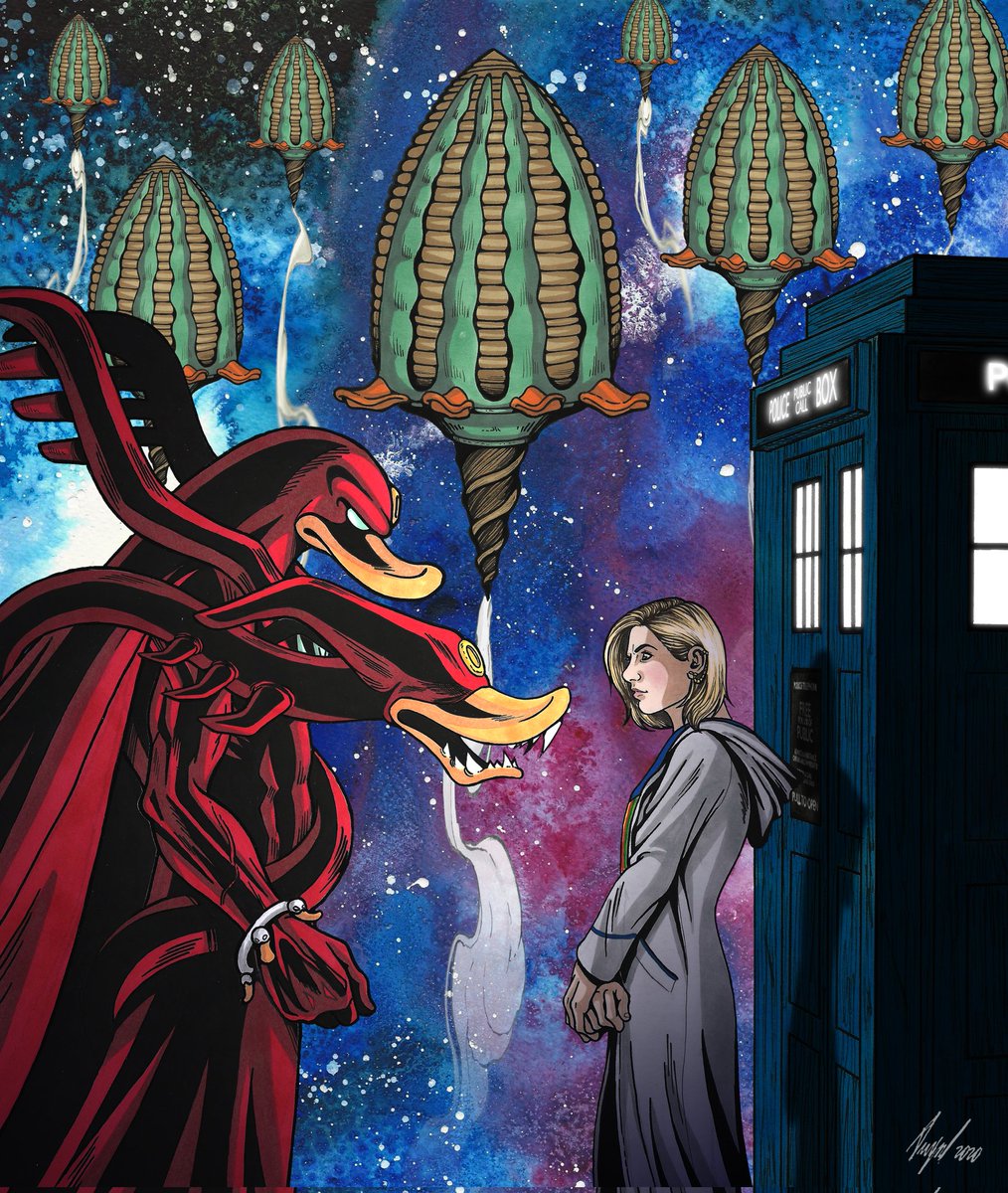 Angel16811884's tweet photo. When the Evil Rat buys copyrights... but you had already thought about a crossover before!
The Doctor vs. Evron
#DoctorWho #13thdoctor #jodiewhittaker #Disney #pikappa #fanart https://t.co/ztgValUD1A