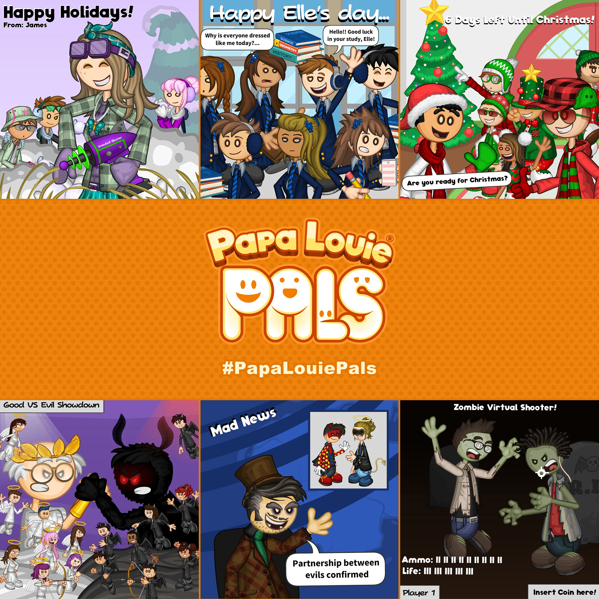 Flipline Studios on X: Papa Louie Pals: Fan Scenes!   #PapaLouiePals  / X