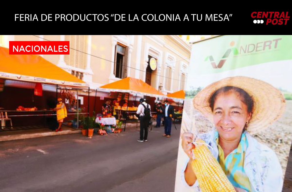 centralpostpy_'s tweet photo. 👨🏻‍🌾#Nacionales | 

El Instituto Nacional de Desarrollo Rural y de la Tierra (INDERT) invita a la feria de productos en su edición fin de año denominada ‘De la Colonia a tu Mesa’. Comuenza hoy y se extiende hasta el viernes 16 de diciembre. 

#CentralPost📌 https://t.co/6l0WLfLMhV