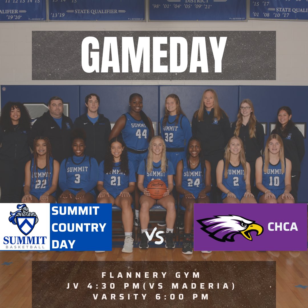 The Lady Knights gutted out a 54-49 victory over Mount Healthy on Saturday. They return to action tonight looking to extend their undefeated conference record.
📅 12/19/2022
⏰JV: 4:30 (Vs. Madeira), Varsity 6:00 
📍Flannery Gym
🏀 VS CHCA  
📺 boxcast.tv/channel/d332xb…