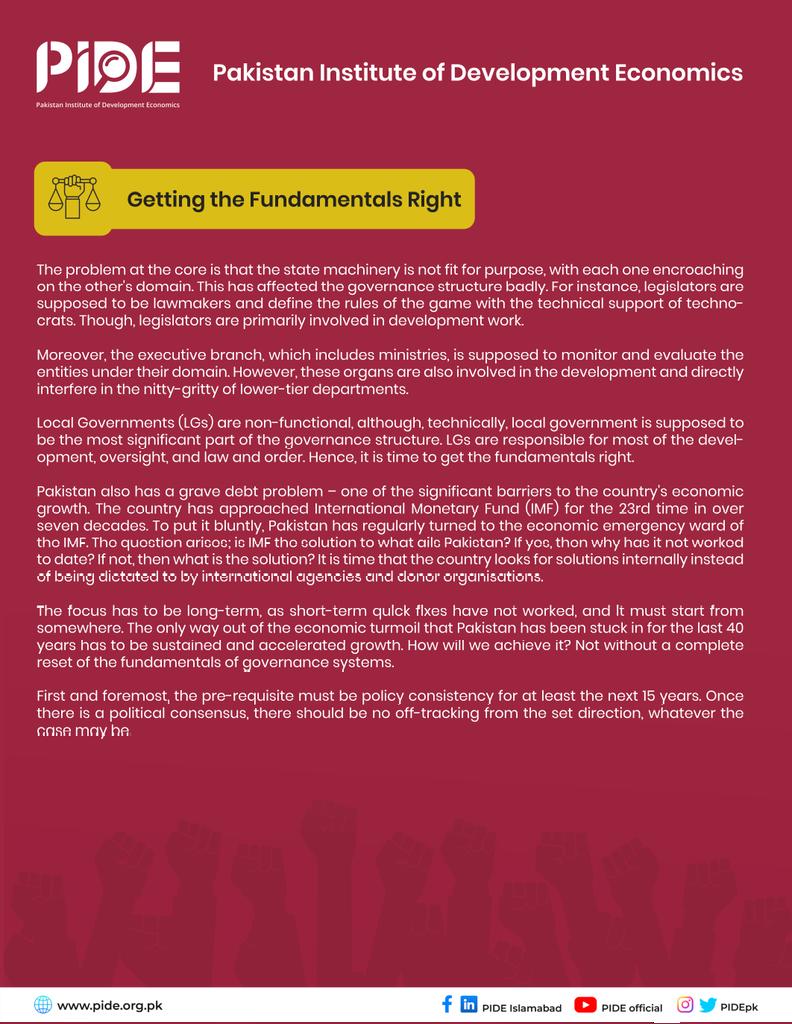 Pakistan Institute of Development Economics (PIDE) tweet media