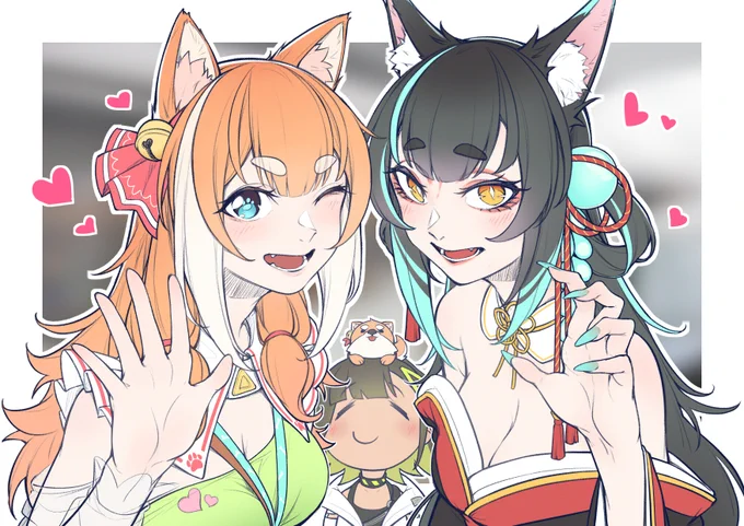 IT'S A CHRISTMAS MIRACLE !!That I'll be getting to spend the Eve &amp; Christmas with these beautiful ladies Miyori &amp; Rei~~ \>w</!!We'll be at a booth in the upcoming #EOY2022 on 24&amp;25 Dec'22 @ NC02. Be sure to drop by and say hi~#DrawShib #Illustreiition #GSongGallery 