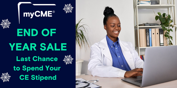 ONAcom's tweet photo. Our friends at @myCME have started their End of Year Sale! It will last until January 3rd so click on the link below and take advantage of certified medical education courses for all specialties at 20% off! #ce #cme #medtwitter

https://t.co/JQeEdE7ejK https://t.co/AWBm9NBMpg