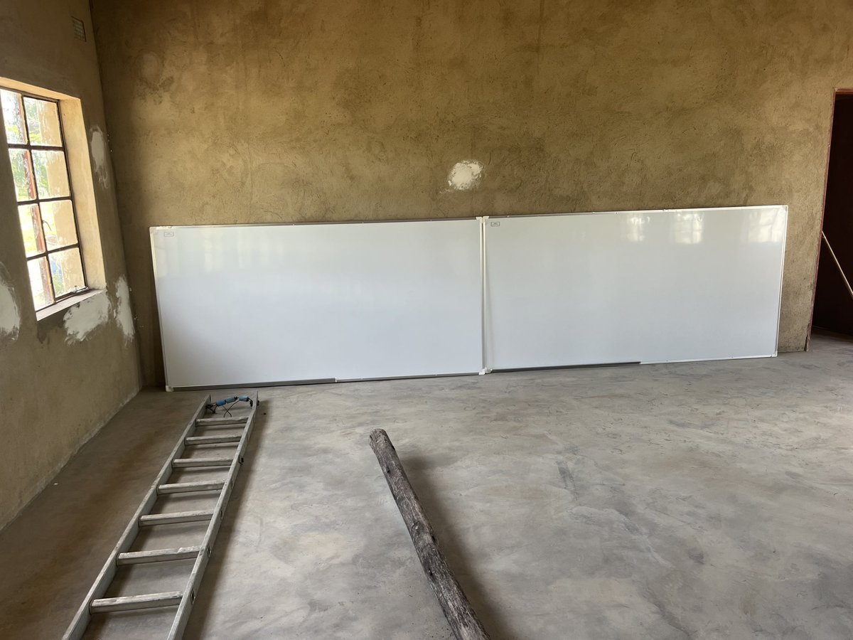 Almost done! Delicately putting colour &amp; final touches to the building. Finishing is a must! Next school term learners will be inside this classroom.Thank you to our partners <a href="/IOM_USA/">IOM United States</a> and <a href="/DiasporaEngaged/">Diaspora for Humanity</a>