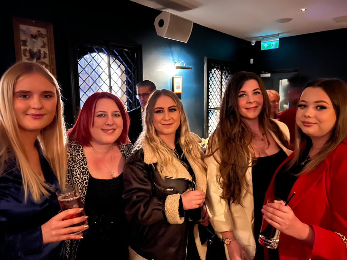 FOD_Group's tweet photo. We held our Christmas party at the Maven Bar in Leeds where everyone got together to eat, drink, dance, and be merry.
Here’s some of our favourite pics from the night. 🥂🎅
#christmas2022 #lifeatFOD https://t.co/X8unM1gQNl