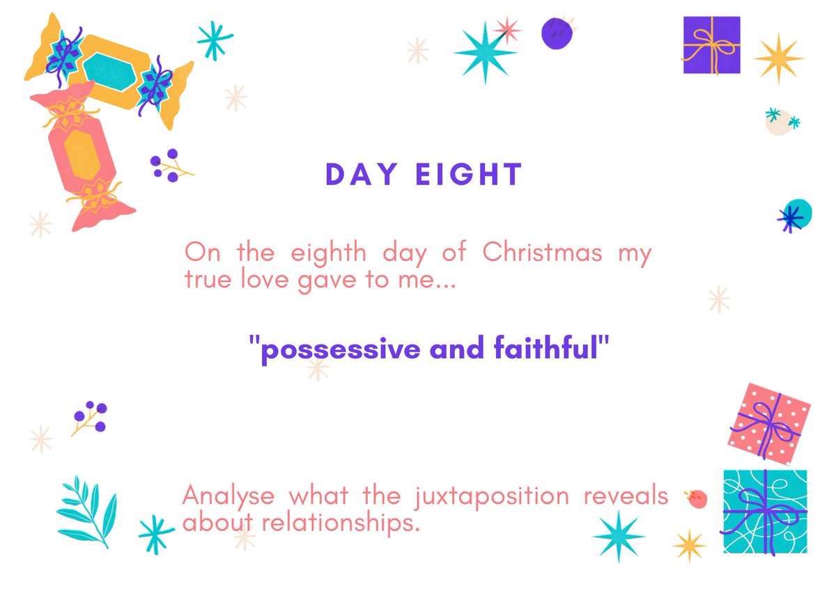 scot_text's tweet image. It’s the final week ⛄️

Days 8-10 of #12DaysofChristmas are here for anyone revising #Duffy 🔥💋 

#ScotText #N5English #HEnglish #revision