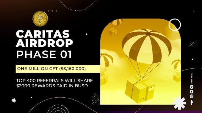 cryptojimo's tweet image. Awesome project Guys should try to join this project. @Rahulma04767665 @Suvraji290 @samihossain007 #CaritasFinance #CFTAirdrop #BSC #Airdrops #AirdropKingNews
