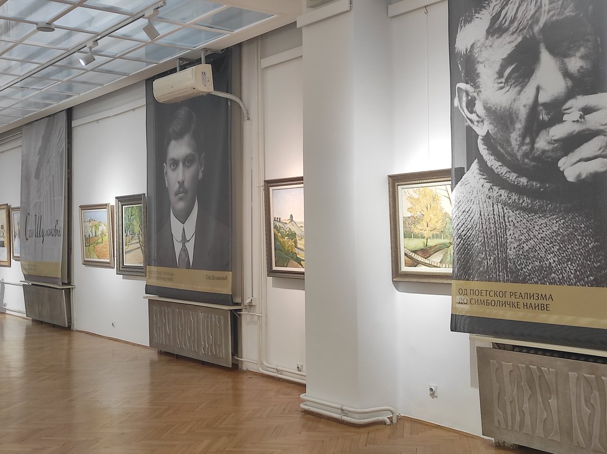 artzona_'s tweet photo. #Изложба

"Од поетског реализма до симболичке наиве” 

Сава Шумановић и Илија Босиљ у Дому Војске Србије. Изложба се може погледати до 31.1.2023. https://t.co/kTfcNOHULi