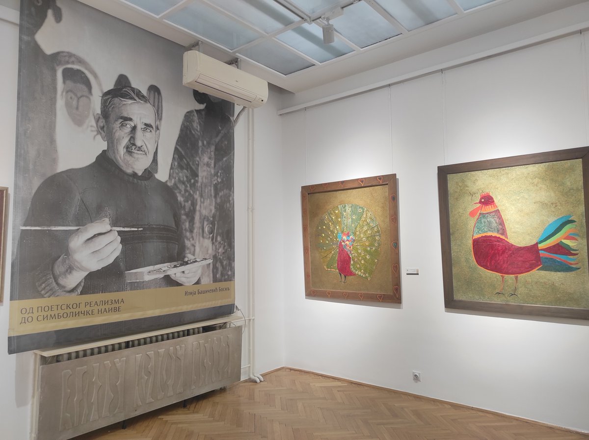 artzona_'s tweet photo. #Изложба

"Од поетског реализма до симболичке наиве” 

Сава Шумановић и Илија Босиљ у Дому Војске Србије. Изложба се може погледати до 31.1.2023. https://t.co/kTfcNOHULi