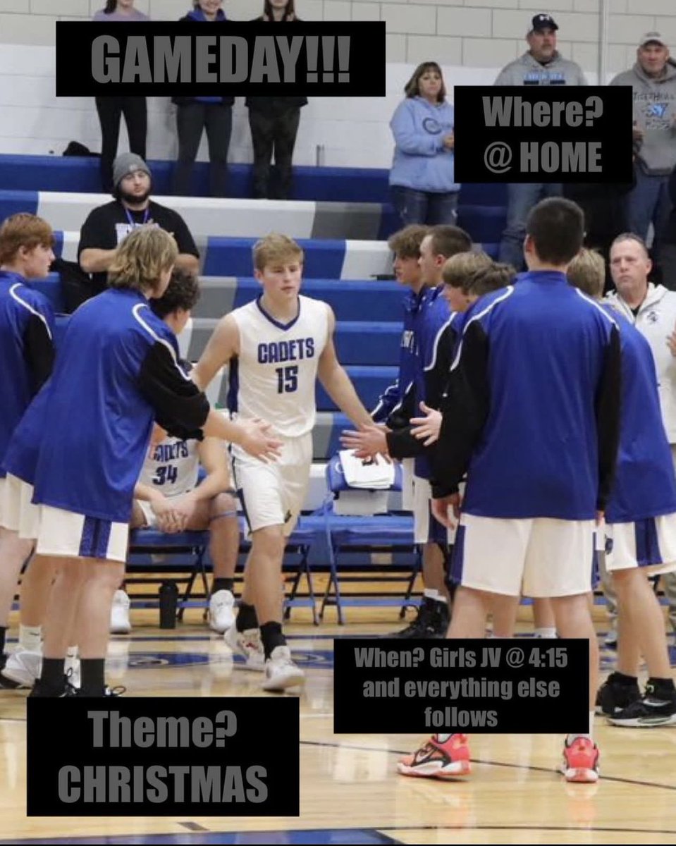 Hope to see everyone at the basketball games!!🏀