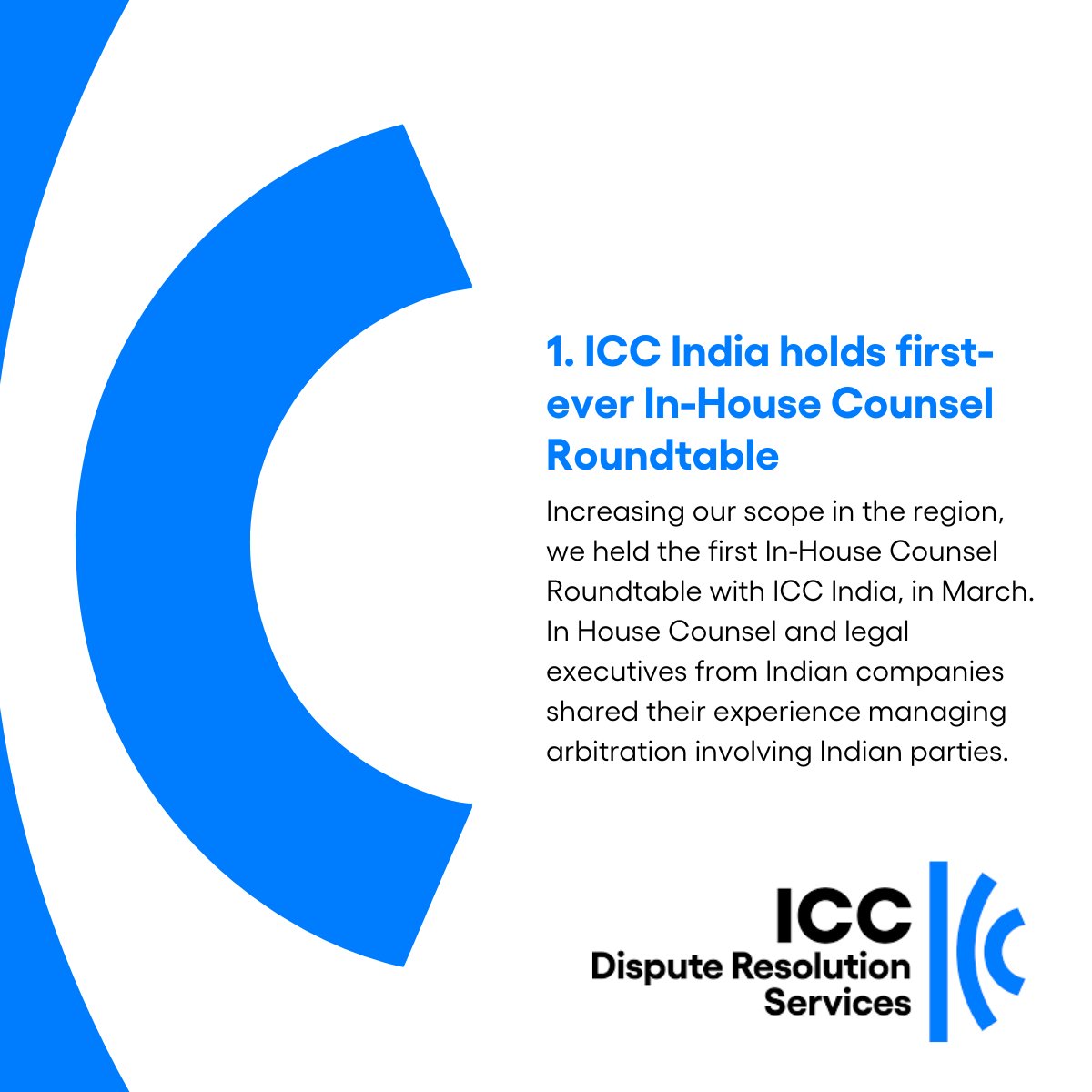 ICC_arbitration's tweet photo. The ICC DRS South Asia team has had a whirlwind of a year, boasting 114 engagements and initiatives.

👉 Swipe to see some highlights 👉

We couldn’t be more excited to enter our ICC Court Centenary year on such a positive note! 😎#ICCCourtCentenary#ICCCourtat100#ICCCourt100 https://t.co/ahmz0pmwiR
