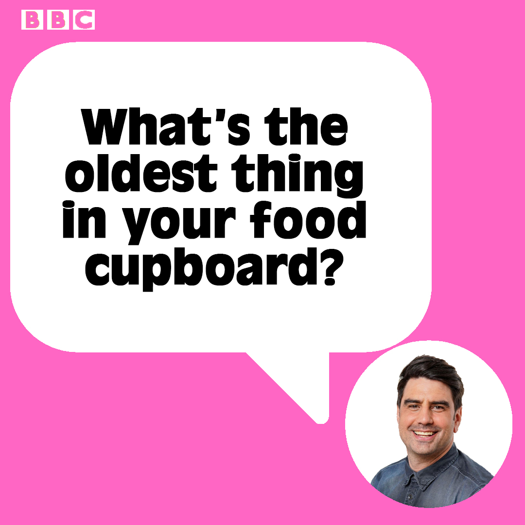 BBCMorningLive's tweet photo. On Tuesday's show, @Chris_Bavin will be telling us which out-of-date food or ingredients we can hold onto and which are destined for the bin. So we want to know what's lurking in your cupboard? Ground ginger from 1998 maybe?

📧 Tell us or send a photo to morninglive@bbc.co.uk https://t.co/wyoEVE3J8Y