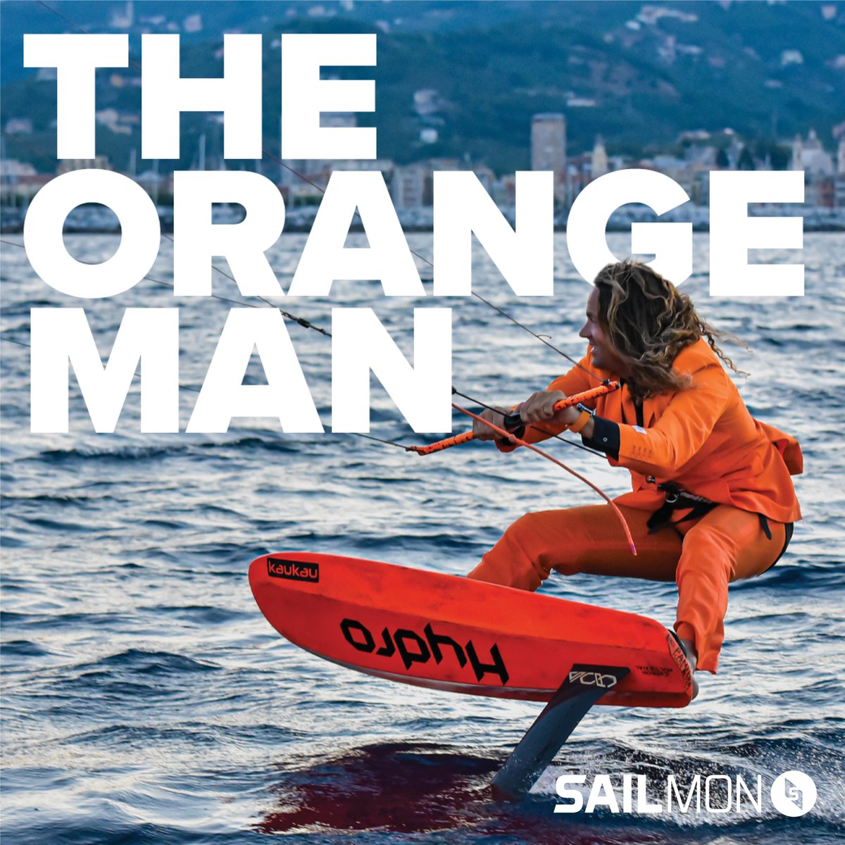 His goal? Foiling 10,000 km in one year. His appearance? Suited in a tailor-made orange outfit. And his equipment? Our innovations and Hydro! Simmo ‘the Orangeman’ will push his limits to unprecedented heights in 2023. And you can witness the inspiring journey on the Sailmon App!