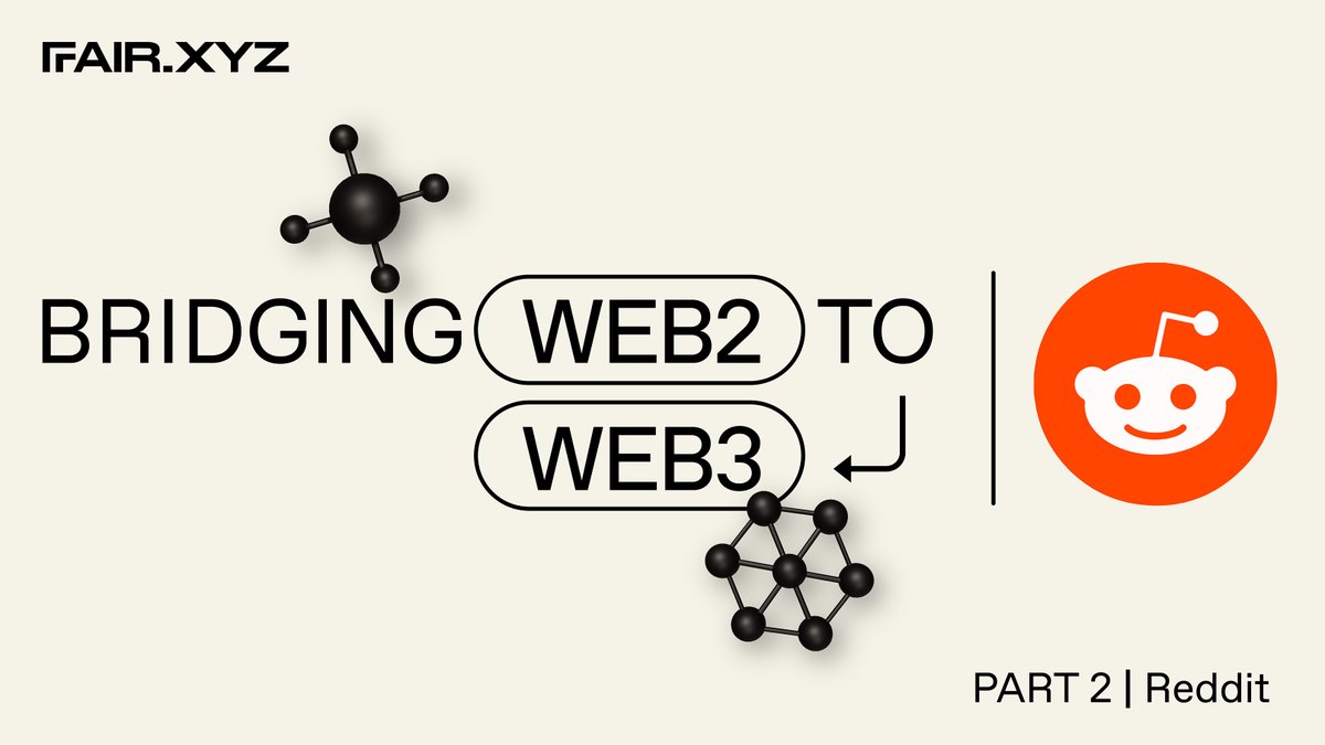 1/Last week, we looked at a relatively impressive bridge between Web2 and Web3: The <a href="/Starbucks/">Starbucks</a> Odyssey - a customer loyalty programme offering members the chance to earn rewards.

For Part 2, let's look at how <a href="/Reddit/">Reddit, Inc.</a> is bridging the gap using NFTs... well sort of.

🧵👇 1/10