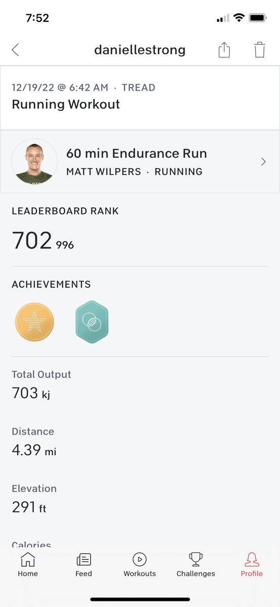 Daniell00062978's tweet photo. @MattWilpers @onepeloton As I new runner, I keep making milestones with you Matt. Thank you for your coaching #daniellestrong https://t.co/9KtAkN9ZkL