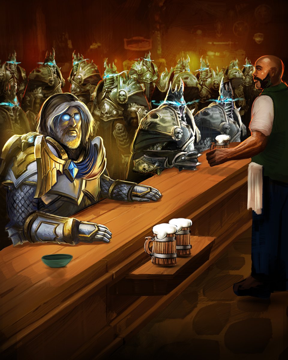 Quando sei l'ultima luce di Azeroth a contrastare il Flagello 🧍