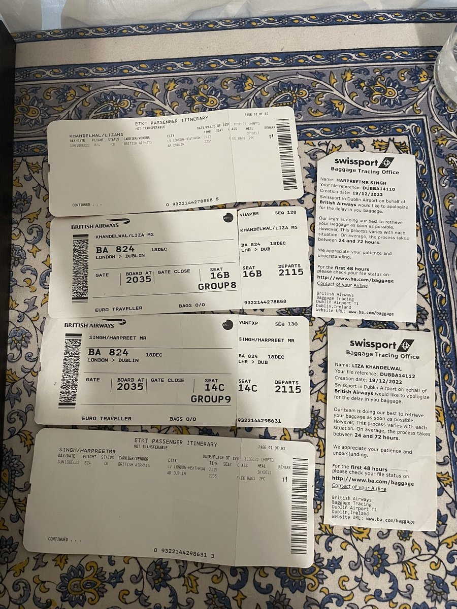 LizaKhandelwal's tweet photo. #BritishAirways #Lostluggage
#heathrowairport #virginatlantic #london #dublin #aerlingus #help #bagslost @British_Airways @AerLingus @VirginAtlantic @HeathrowAirport @londonaiportran @londonairport24 My husband and I lost our bag at Heathrow airport on 18 Dec. #urgenthelp https://t.co/tR0mmcBJOu