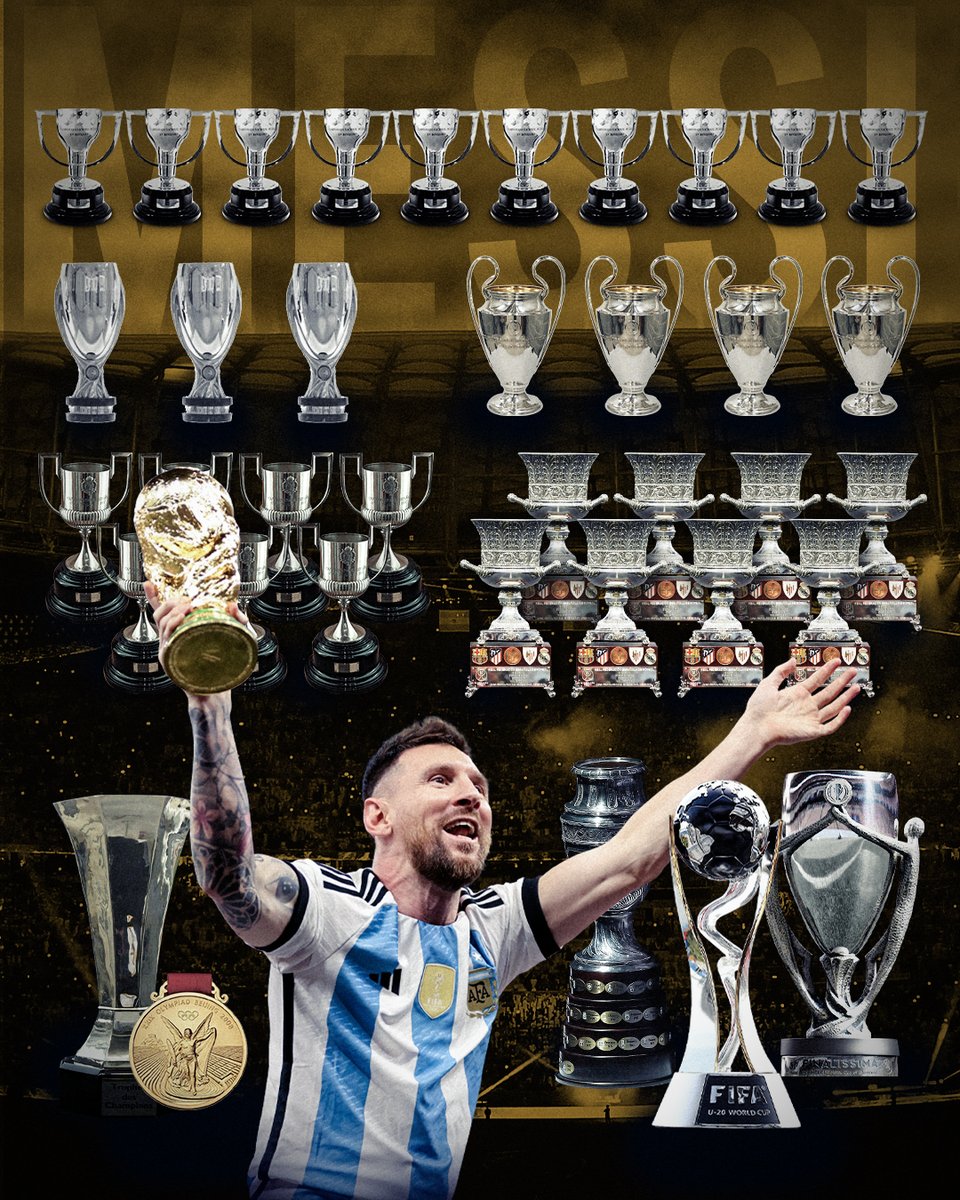 MPlusDeportes's tweet photo. 10 Ligas españolas

8 Supercopas de España

7 Copas del Rey

4 Champions

3 Mundiales de Clubes

3 Supercopas de Europa

1 Liga francesa

1 Supercopa de Francia

1 Oro olímpico

1 Copa de Campeones

1 Copa América

1 Mundial sub 20

1 Mundial

🇦🇷👑 𝘓𝘦𝘰 𝘔𝘦𝘴𝘴𝘪 https://t.co/j3YJtQHIem