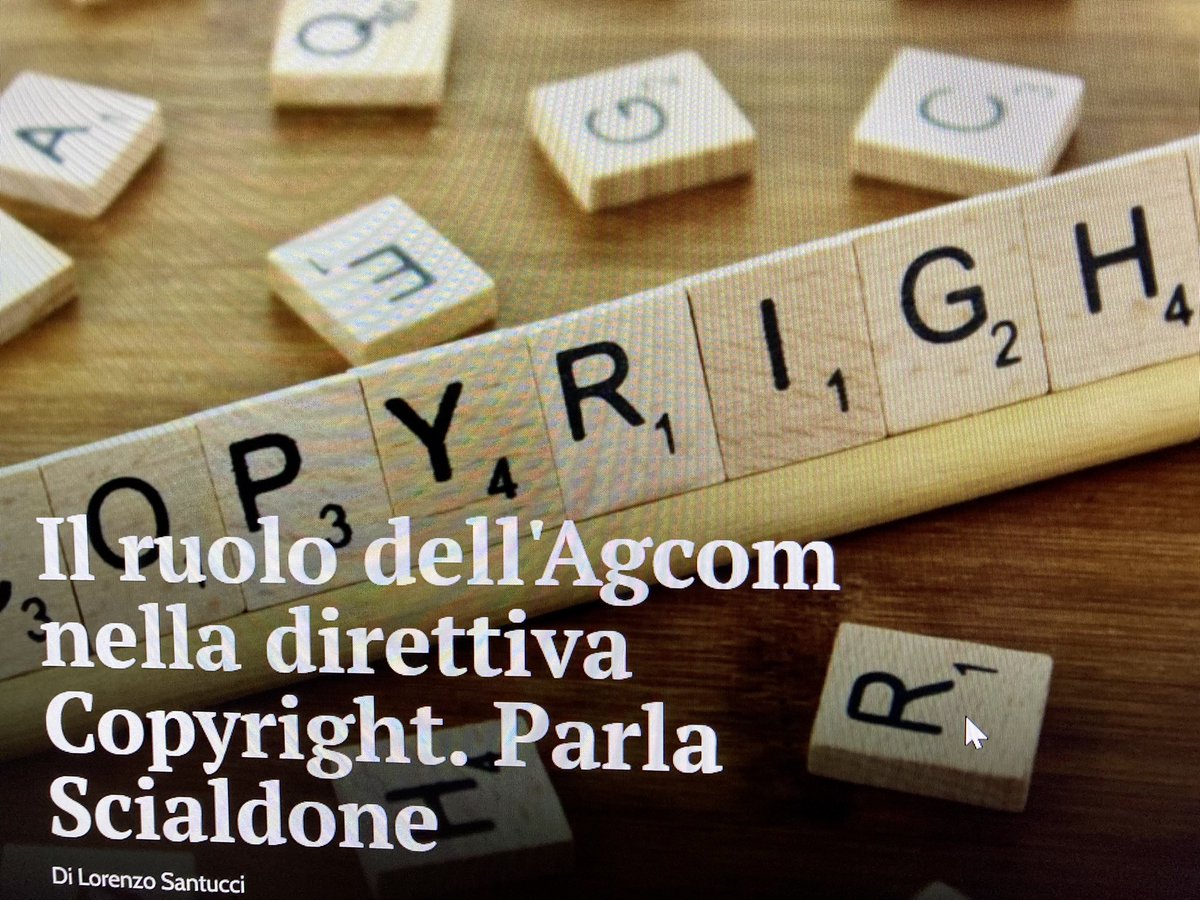 marcoscialdone's tweet photo. In attesa del regolamento @AGCOMunica su art 43bis LdA, ho parlato con @formichenews del perché la formula di calcolo del c.d #valuegap inserita nella proposta non mi convince e perché il regolamento possa essere casus belli per #CGUE https://t.co/CAMArrJdSE https://t.co/UgvIm8MW9j