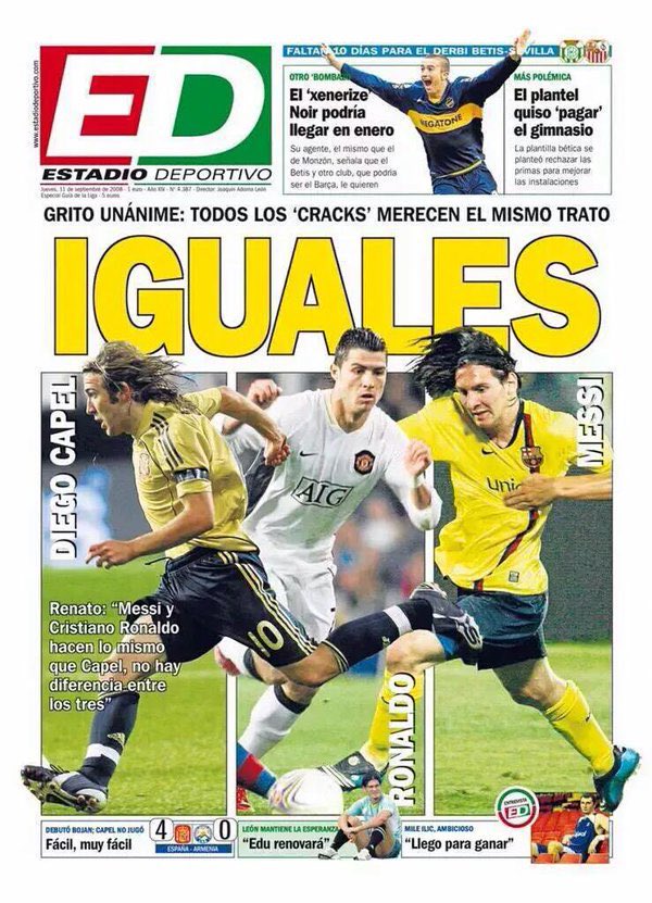 Tanto se falou de Cristiano e Messi ontem ,quando na verdade se esqueceram do verdadeiro ! Diego Capel the goat 🐐