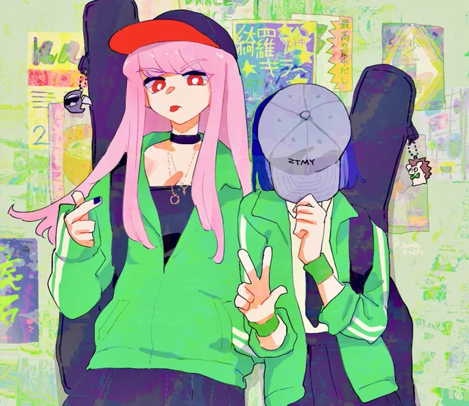 一番好きなアーティストと一番好きなラッパーがコラボしたのとても嬉しい#ずとまよファンアート #callilust 