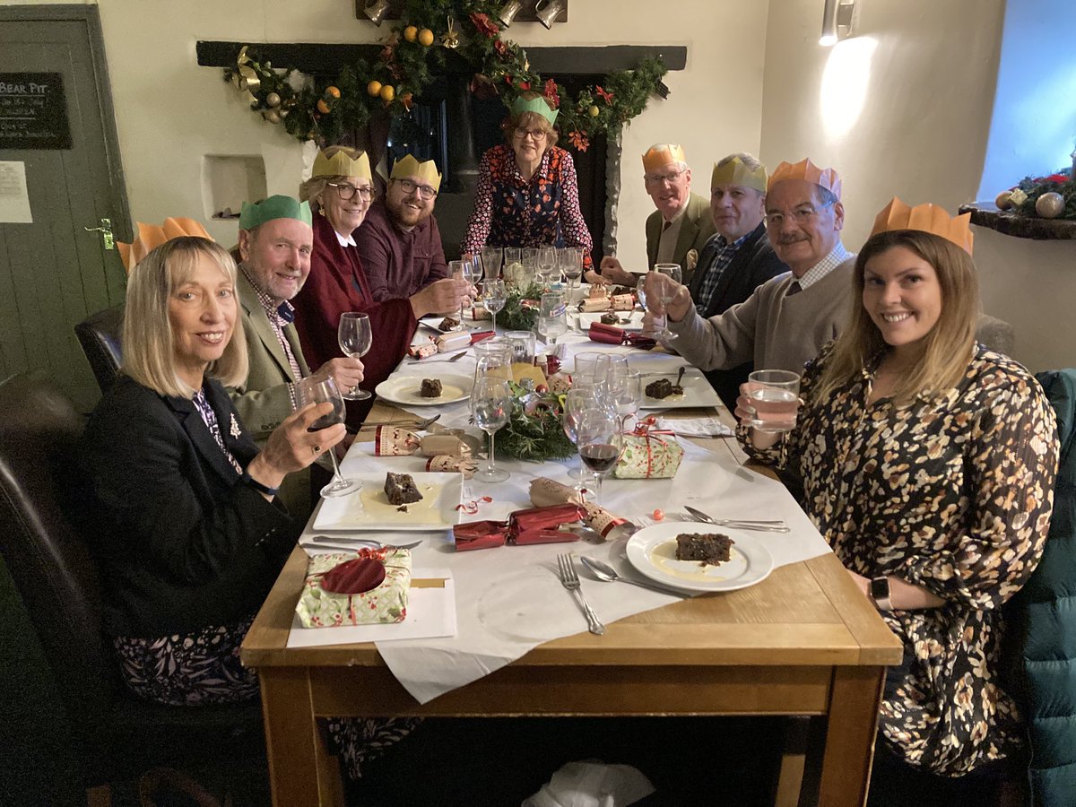 Lieutenancy Happy Christmas Lunch in Semington and a chance for me to thank Vice LL , Paul and Rachel  , High Sheriff , Dave and Ian , and Sean and Ceri from Comms. What a year! <a href="/wiltscouncil/">Wiltshire Council #WiltshireTogether</a>