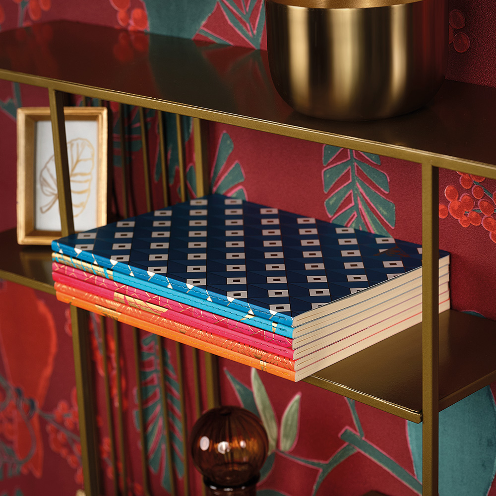 Art Deco, the emblematic decorative trend of the roaring twenties, has been modernised in this magnificent stationery collection.

The colours on display here show the tones of our mid-season collection.

Available from Nero's Notes -> bit.ly/367u5tn