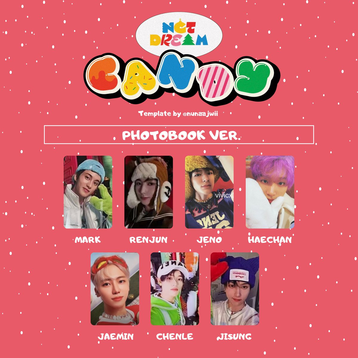 NCT DREAM candy トレカ チソン フォトブック photobook NCT DREAM candy トレカ チソン フォトブック photobook NCT