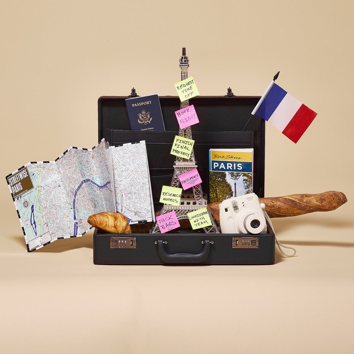 A Three-Week Vacation in 2023? Yes, You Can ✈️🧳🤩
by <a href="/RachelFeintzeig/">Rachel Feintzeig</a> 

Concept, Styling, and Props by Moi 🥐👨‍🎨🥖

wsj.com/articles/a-thr…