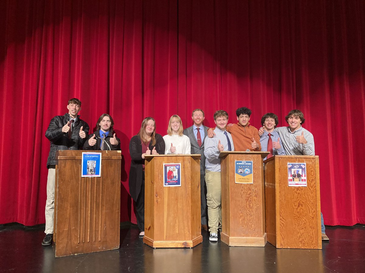 Our mock election debate has concluded and now we await the results!