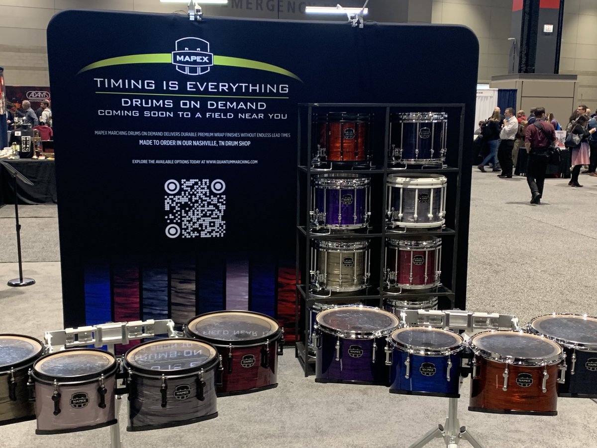 Come visit our booth at The Midwest Clinic this week! #mapexmarching #midwest2022 #midwestclinic