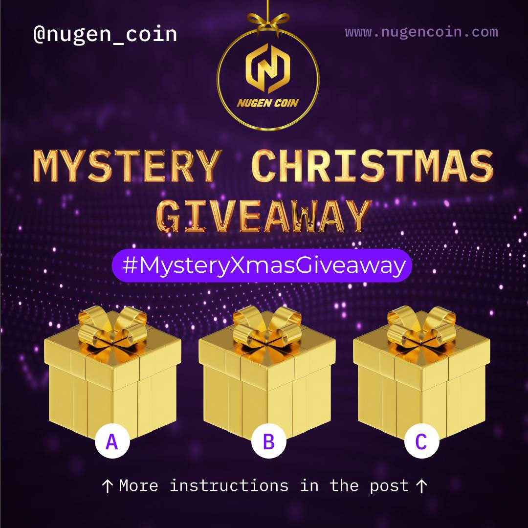 The most desired Month has arrived, therefore the most desired #giveway too. 

We have a #MisteryXmasGiveaway for you! 
👉Choose your 🎁 A, B or C

❤️, RT, Comment your letter &amp; tag 3 friends to participate👇