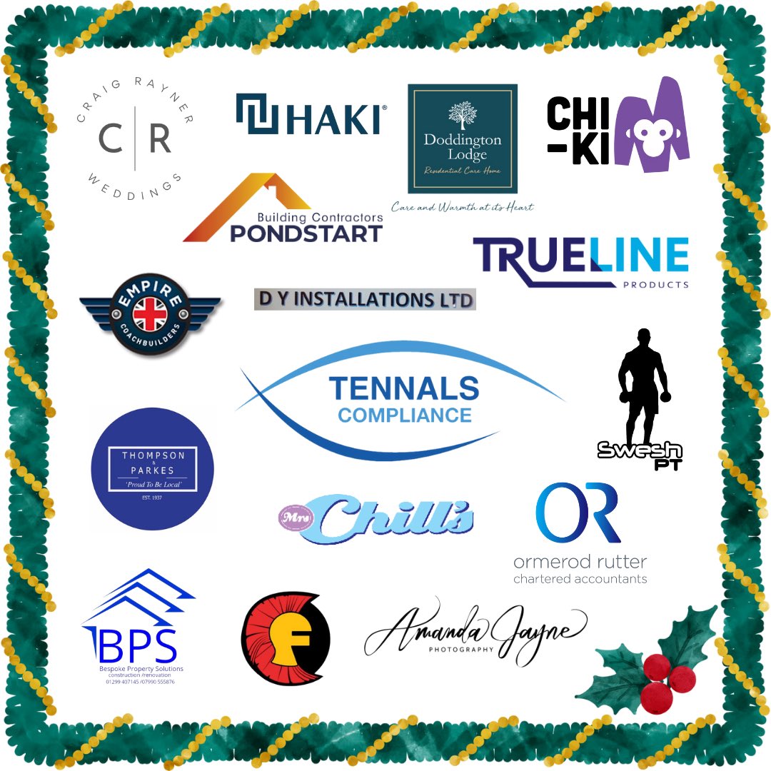 🎄 𝕄𝕖𝕣𝕣𝕪 ℂ𝕙𝕣𝕚𝕤𝕥𝕞𝕒𝕤

We’re now finished for the year &amp; want to take this time to thank our sponsors and wish them a happy xmas. Our team would not exist without you and for that we are very grateful. 

From all at Bewdley Town Ladies, merry xmas &amp; happy new year! ✨