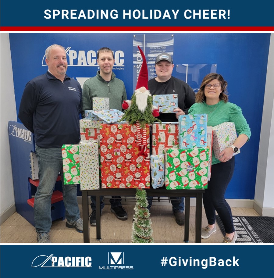 pacpress1945's tweet photo. In the spirit of the holiday season, our team members collected money to "adopt" a local family in need this Christmas. We feel so blessed to be able to provide a little bit of Christmas cheer to the family &amp; help make some happy holiday memories. #givingback  #christmas2022 https://t.co/H6aOhL4mec