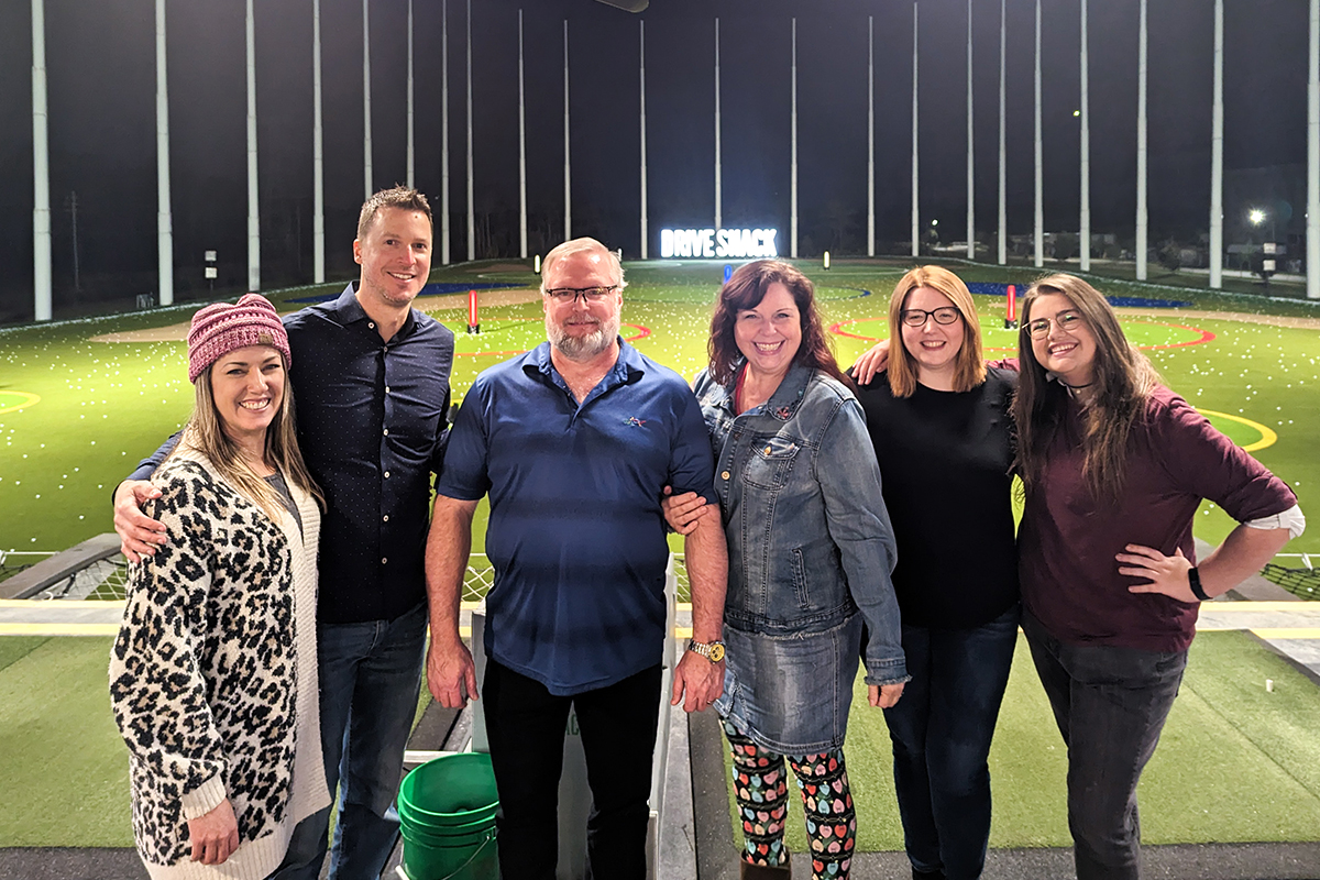 Our team had an awesome time at Drive Shack for our annual Christmas party. We hit some golf balls, ate some pretzels, and celebrated our accomplishments. Can't wait to see what 2023 will bring!
