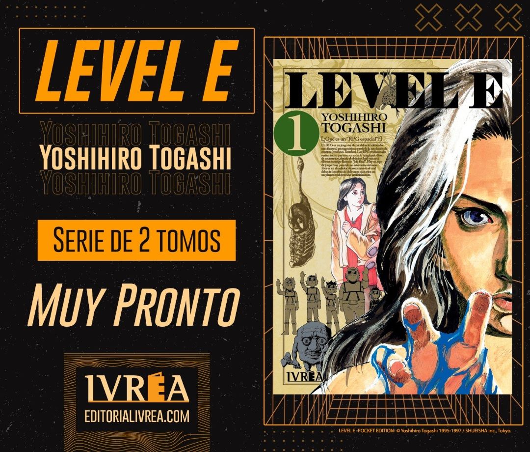 RamenParaDos's tweet image. [NUEVA LICENCIA] @Ivrea anuncia la publicación en España de Level-E de Yoshihiro Togashi a partir de principios de 2023.
ramenparados.com/editorial-ivre…
#Ivrea #LevelE #Portada #YoshihiroTogashi