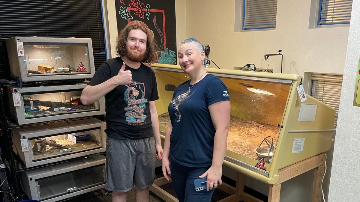 savethesnakes's tweet photo. Yesterday Save The Snakes hosted a Volunteer Day at our Snake Conservation Center in Sacramento, CA! Our awesome volunteers built enrichment items for our ambassador snakes, created materials for our 2023 educational programs & much more. We are so grateful to have their support! https://t.co/ImNpRZrV7M