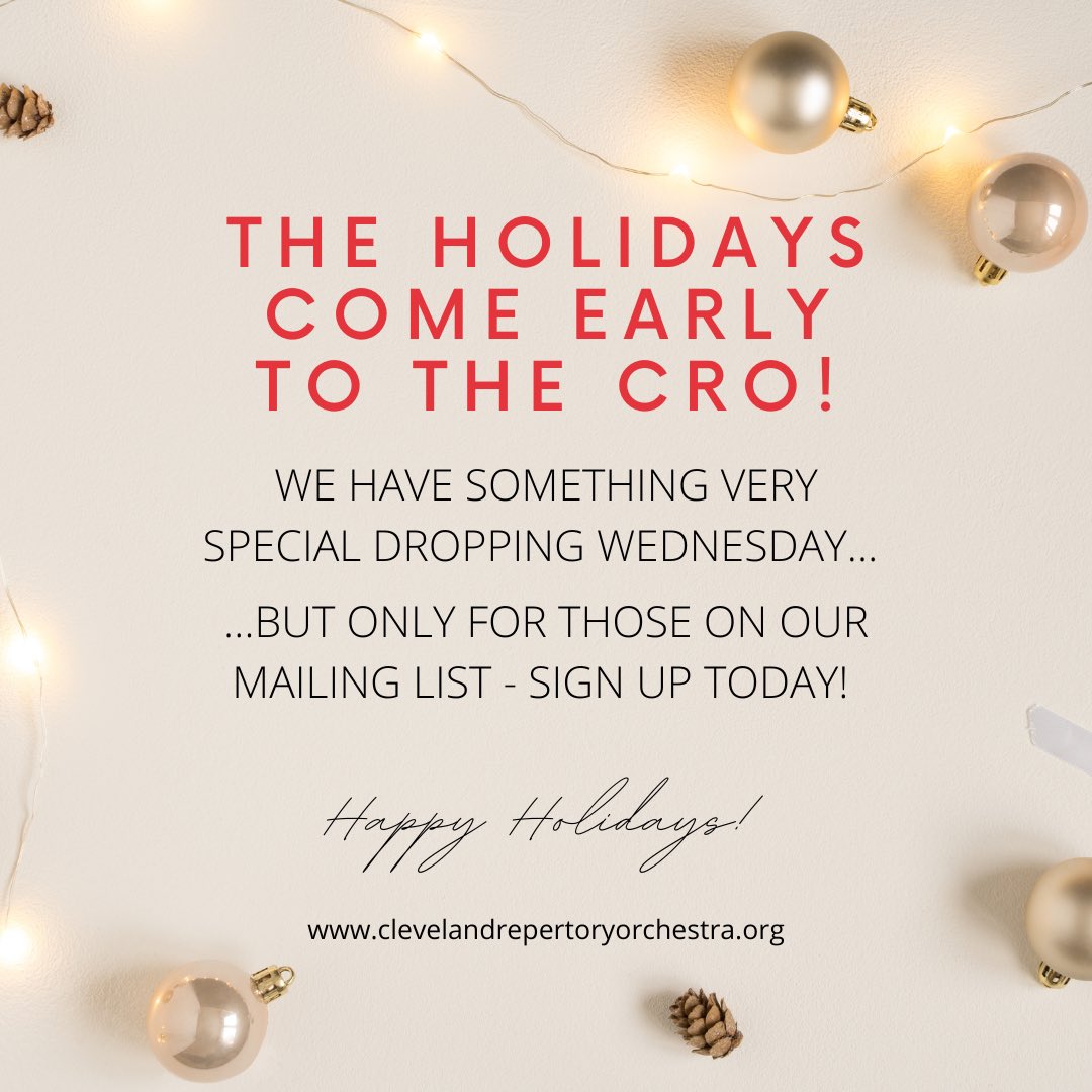 CleREPOrchestra's tweet photo. We have something special headed your way on Wednesday, but it’s only going to be available to those on our email list.

Visit https://t.co/e1y6DkSghr and scroll all the way to the bottom to subscribe! https://t.co/dQOZRdmRw8