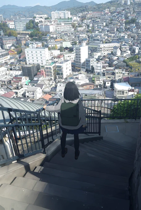 新作「憧憬」

先日旅行した長崎市で撮影した写真をベースにした写真トレス作品です。 